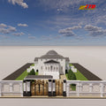 Vietnam Manufacturer's Durable Compound Wall Gate Design