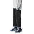 Bangladesh china factory price Customized Logo Design summer casual trendy loose straight leg versatile classic pants jean pant