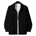 Oem Custom logo Design Hot-selling Spring and Autumn Men's Casual Jacquard Small Plaid Loose Coat Shirt
