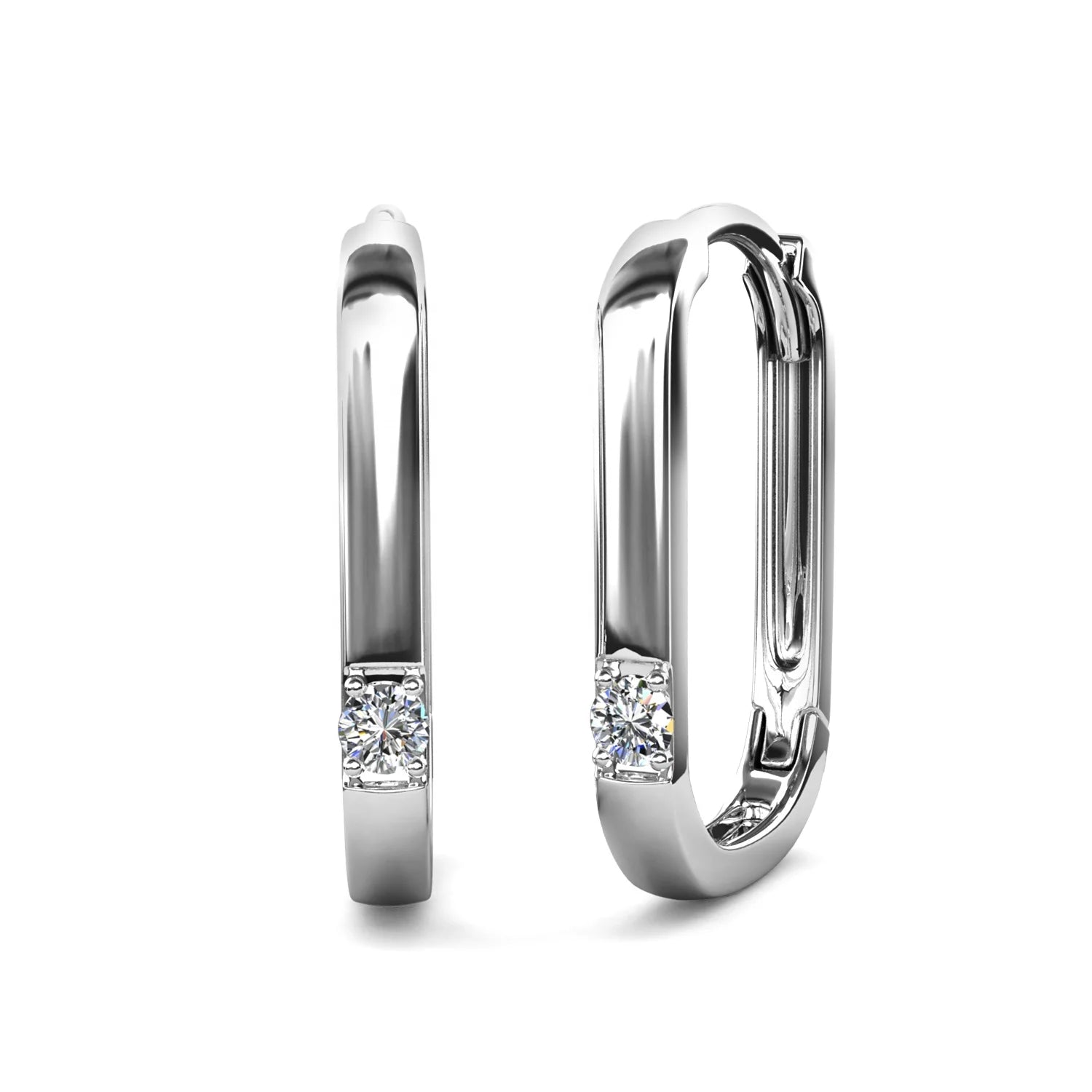 Moissanite With GRA Certificate Nickel Free Hypoallergenic 925 Silver Beautiful Small Hoop Earrings for Women Destiny Jewellery