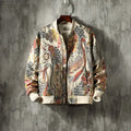RNSHANGER Vintage Crane Tiger Embroidery Oversize Motorcycle Jacket Plus Size 5XL Mens Jackets Hip Hop Running Bomber Jacket MegaBDM