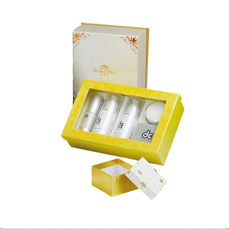 Eco-Friendly Recyclable Rigid Paper Boxes with Embossing & Sponge Liner for Custom Cosmetic Packaging (Custom Orders Accepted)