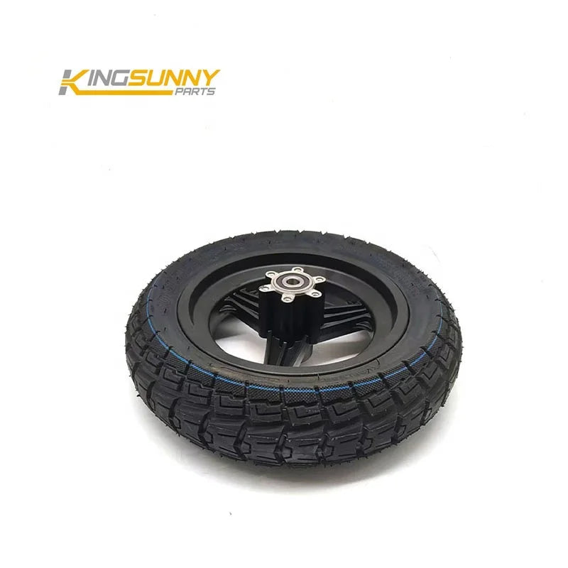 Electric Scooter Parts 10X2.75-6.5 Tubeless Tire Vaccum Tire with Wheel Hub Original Front Wheel for Kukirin G2 Kickscooter