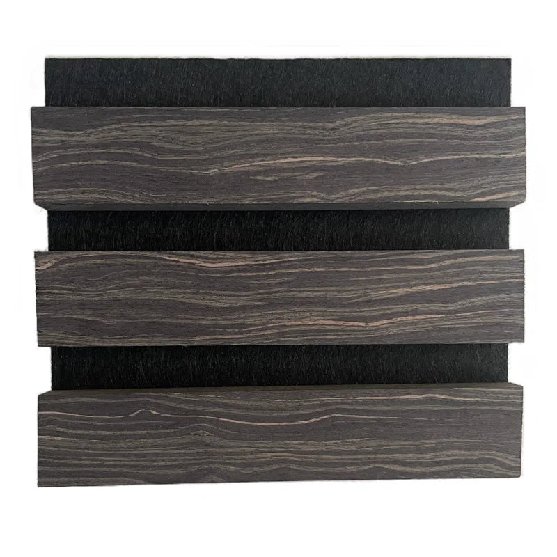 Fluted MDF Slat Acoustic Panel for Interior Wall Sound Insulation Wood Slat Acoustic Wall Panel