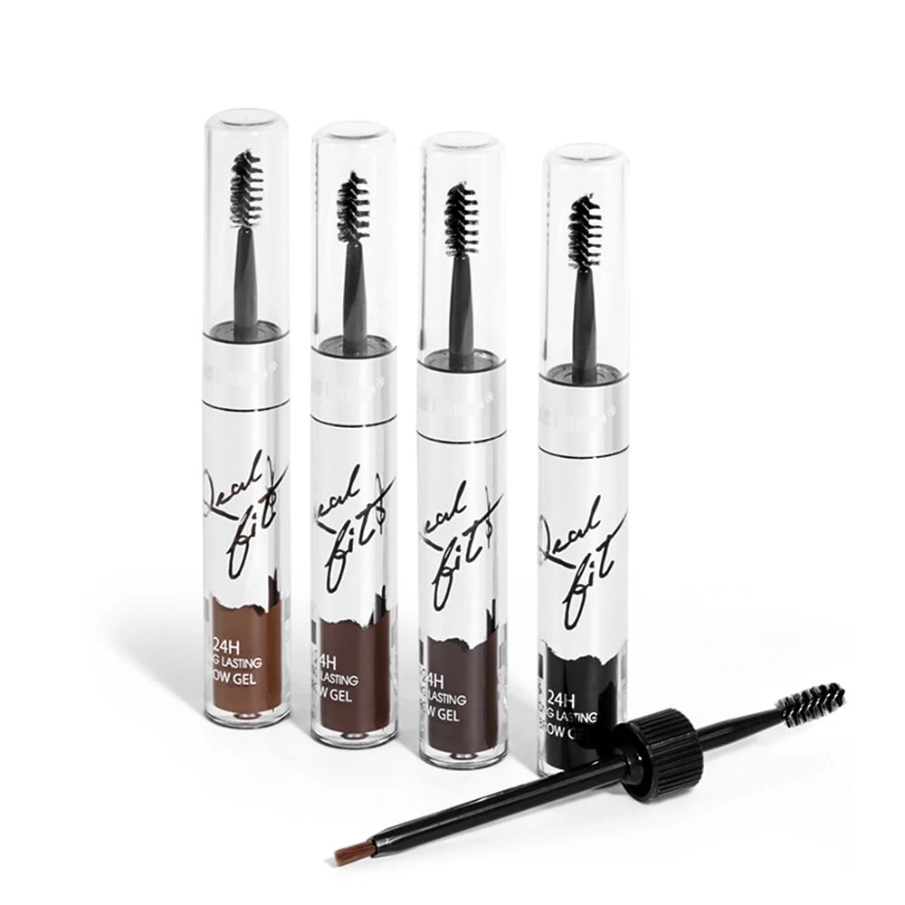 24 Hour Long-Lasting Mineral Eyebrow Dye Gel in Brown Black for Makeup MegaBDM