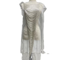 Mesh Beads Luxury Wedding Dress Accessories