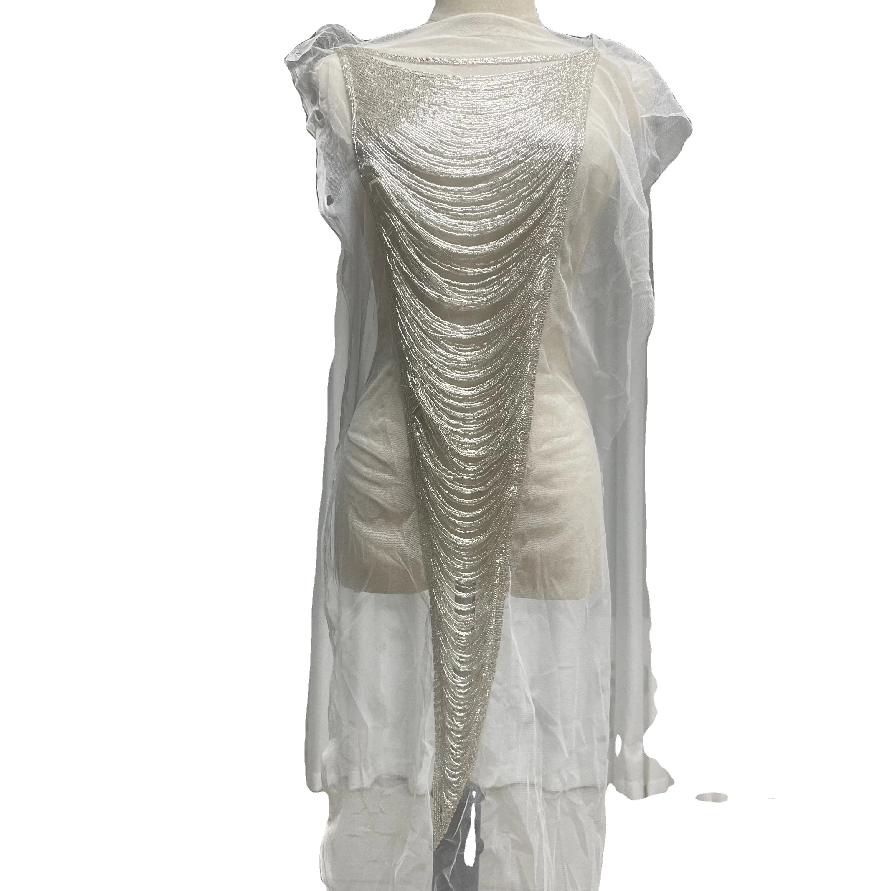 Mesh Beads Luxury Wedding Dress Accessories