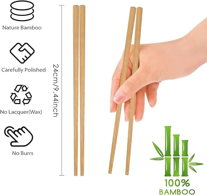Customizable Disposable Bamboo Chopsticks Traditional Individual Small Packets Smooth Surface Environmentally Friendly