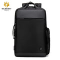 Golden Wolf 2020 Unisex Travel Waterproof Polyester Zipper Closure Backpack USB Recharging 15.6 Inches Laptop Anti-theft Lock