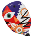 Wholesale New Wooden Pickleball Paddle Premium PU Grip Bass Wood Face Polymer Honeycomb Core 2 Player's Set for Squash Balls