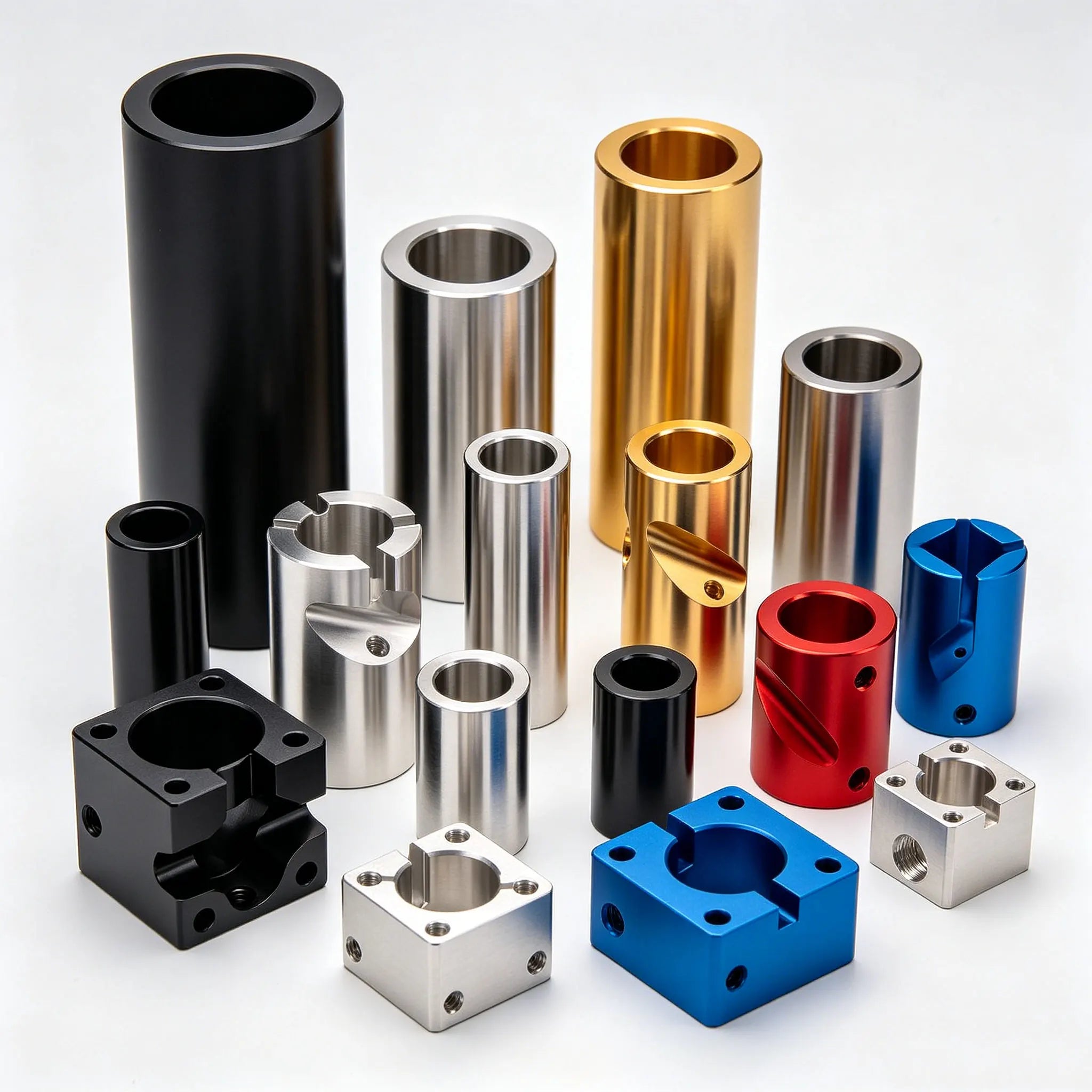 ROOVO Factory Direct CNC Milling Machine Parts Stainless Steel Aluminum Brass Industrial Compressor Accessories Customized OEM