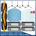 Main Side Brush Hepa Filter Mop Cloth For Yeedi Vac Hybrid Vac Max Vac 2 Vac 2 Pro Vac Station Robot Vacuum Cleaner Spare Parts