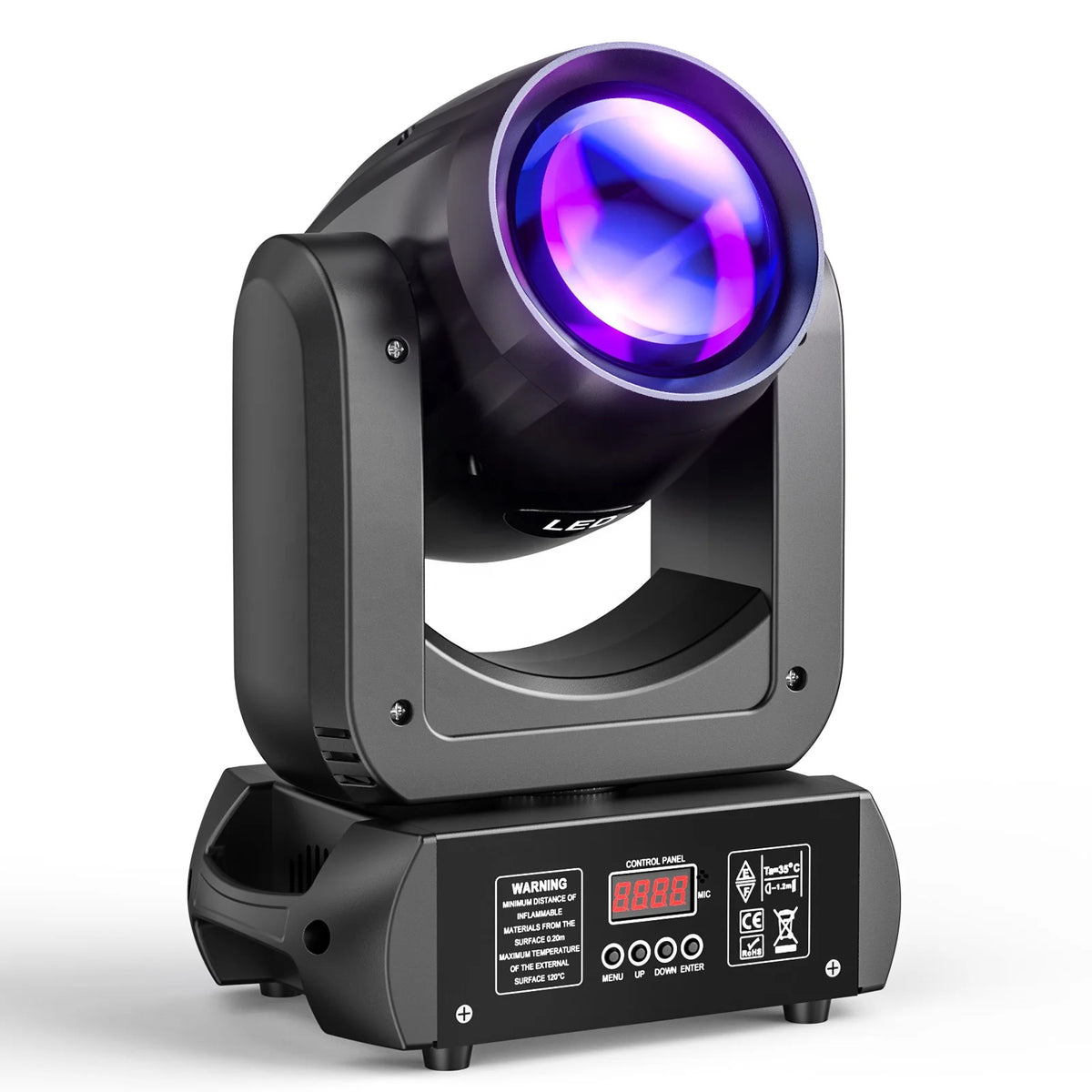 U`King 150W LED Beam Moving Head Light 18 Prism Stage Light DMX Control Moving Heads Light for Wedding NightClub Party Bar