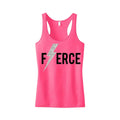 Pink 100% Cotton Jersey Women's Casual Short Length Crew Neck Tank Top Sustainable Embroidery Sequins Appliques Decoration Vest