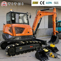 Customized 6.5 Ton Mini Hydraulic Excavator Compact Crawler Digger with Attachments for Farm Construction Garden Maintenance