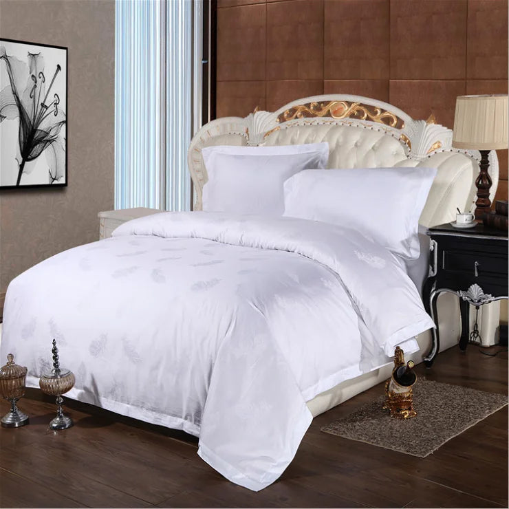 Customized Organic 100% Cotton Air Jet 40S40S Yarn Jacquard Woven Fabrics 250cm-280cm Width Breathable Dobby Style