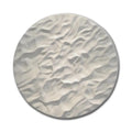 Wholesale Modern 3D Wall Art Relief Texture Round White Living Room Hanging Painting Simple Cream Style MegaBDM