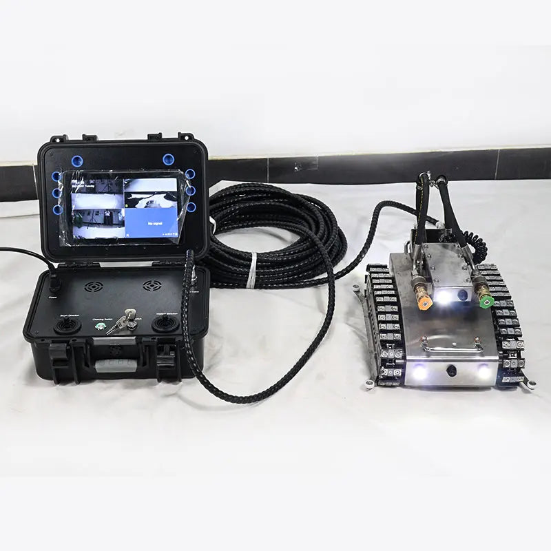 Industrial Grade Air Duct Cleaner for Hotel Kitchens with Advanced PTZ and Automatic Water Spray