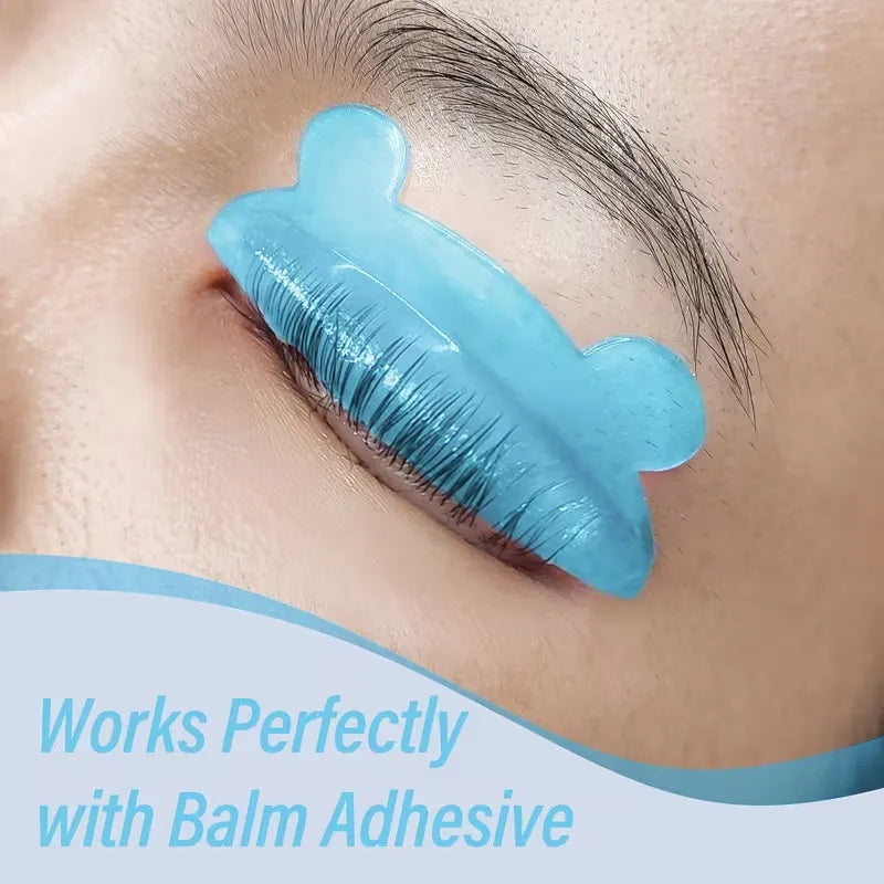 Libeauty Korean Lash Lift Pads Glueless U-curl Lash Lift shields Package Reusable Japanese Self Sticky Lash Lift Rods for Salon MegaBDM