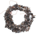 Wholesale Natural Smoky Quartz Smooth Chips Stone Irregular Shaped Energy Healing Loose Beads for Jewelry Making