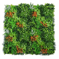 Floral Backdrop Flowers Artificial Wall Boxwood Panels Hedge Artificial Plant Grass Wall Red Rose Artificial Flower Wall