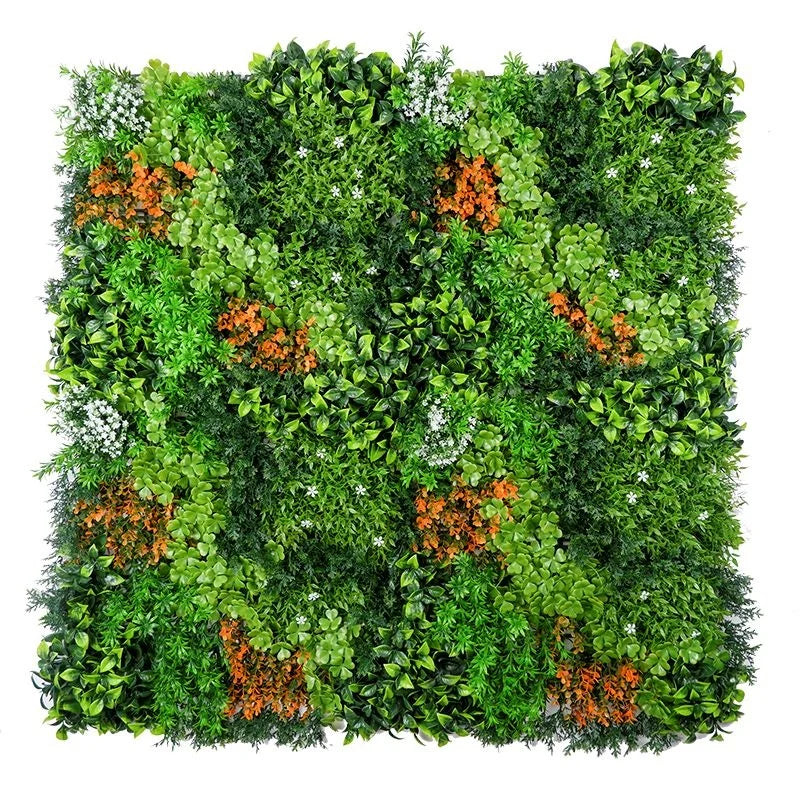 Floral Backdrop Flowers Artificial Wall Boxwood Panels Hedge Artificial Plant Grass Wall Red Rose Artificial Flower Wall