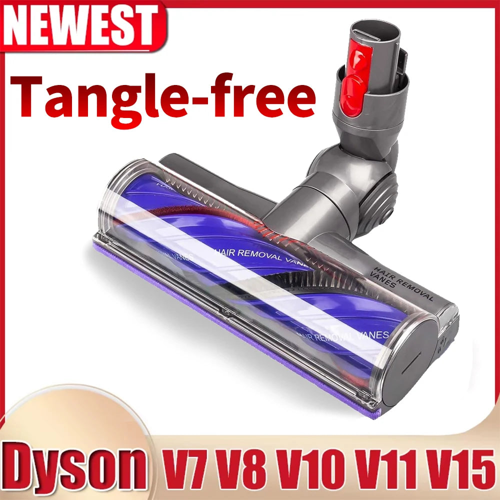 For Dyson V7 V8 V10 V11 V15 Vacuum Cleaner Anti Entangleme Direct Drive Cleaner Head , Motorhead Cleaner Head Brush Turbine Tool