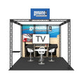 New Design Wholesale Portable Expo 10x10 Tool Free Manual Trade Show Truss Frame Exhibition Tradeshow Modular Aluminum Booth