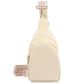 Wholesale Women Strap Women Crossbody Bags Monogram Fanny Pack Vegan Leather Sling Chest Bags MegaBDM