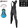 DAREVIE Cycling Bib Pants PRO Level Summer Not Winter Men Gel Pad Cycling Long Bib Pants Men's Cycling Pants Tight Trousers