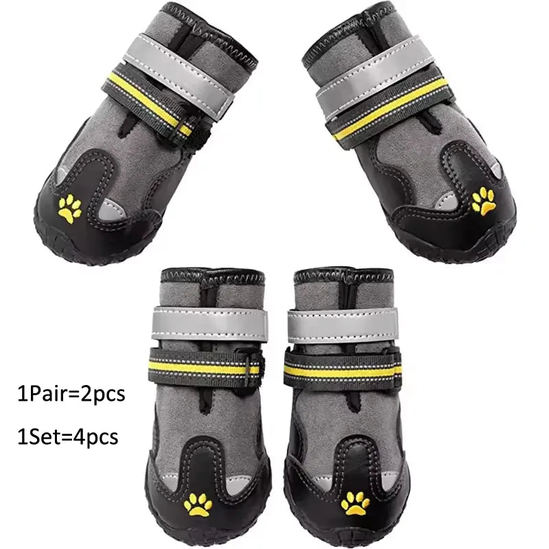 New Hot Selling Pet Supplies Dog Boots Paw Protectors Waterproof Dog Shoes for Medium Large Dogs
