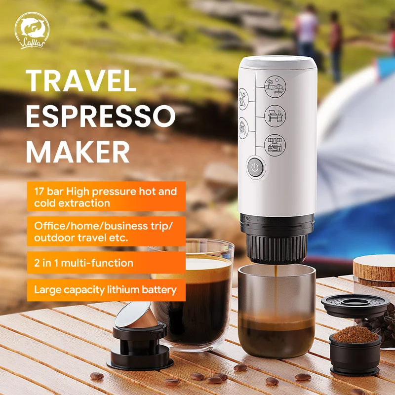 Hand Press Electric Espress Maker for Coffee Machine Portable Coffee Maker Nespress Powder Capsule Nespress Machine 15Bar