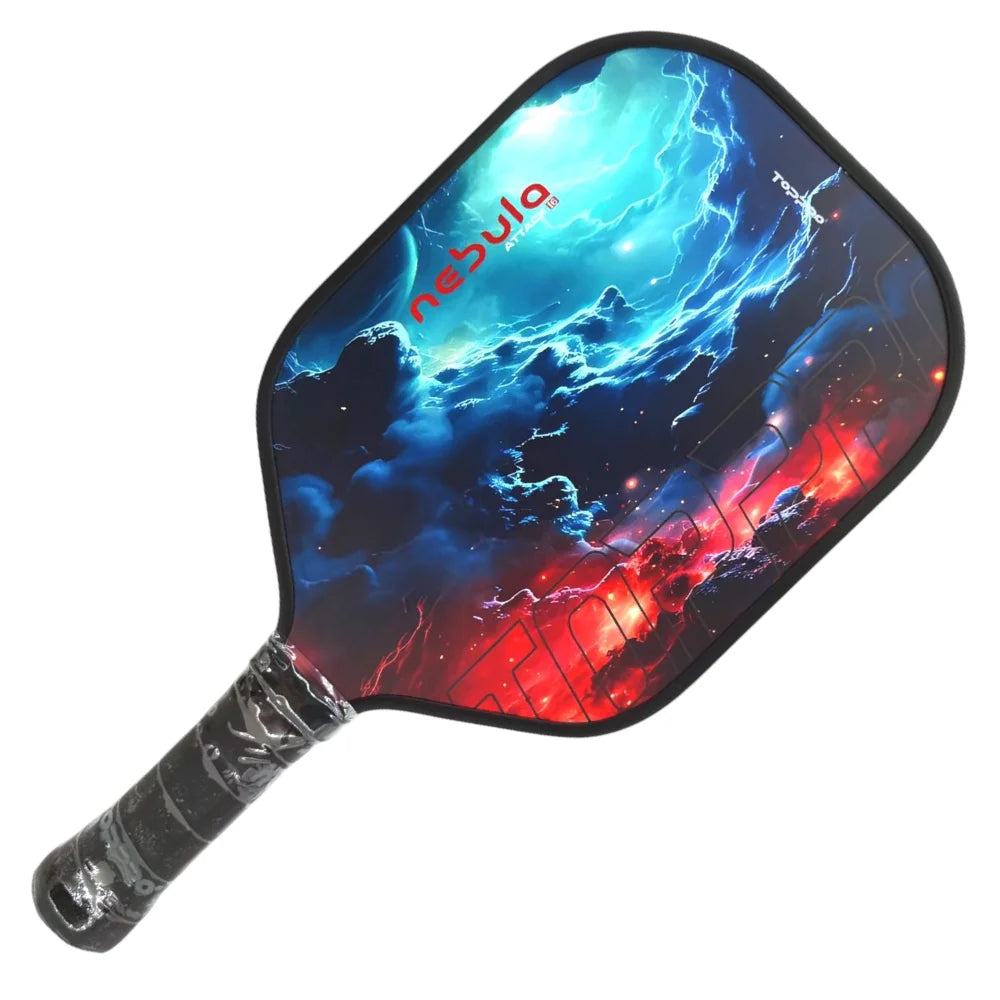 New Picklaball Squash Balls Red Carbon Fiber Surface Paddle Premium PU Grip Polymer Honeycomb Core Full Carbon Molded