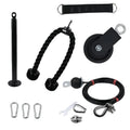 DW SPORTS DWM006 Nylon Foldable Cable Pulley System | Accessory for Power Cages & Racks MegaBDM