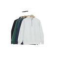 Bangladesh China Factory Price Customized Trendy American Style Top New 320g Stand Collar Half-zip Jacket