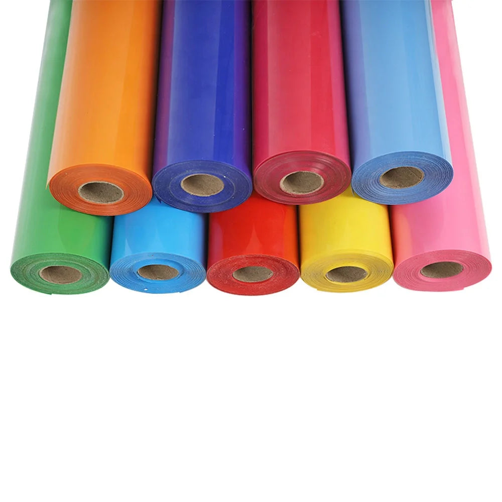 Renlitong 12in PVC Htv with Sticky Iron on Vinyl Heat Press Transfer Film Roll Heat Transfer Vinyl MegaBDM