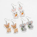 Factory Direct Custom Acrylic Earrings Personalized Shape and Design Low MOQ MegaBDM