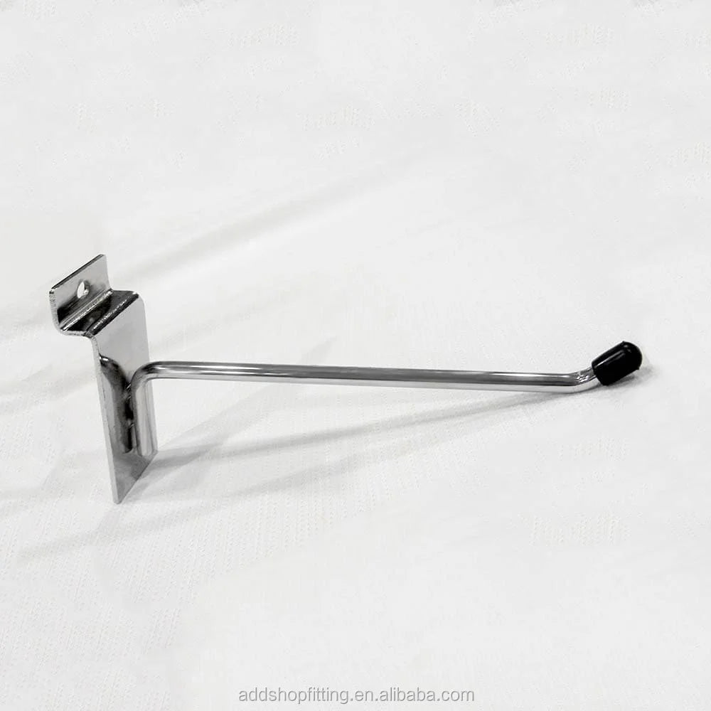 Supermarket Display Hooks Metal Steel Iron Durable Chrome Plated Eco-Friendly for Retail Store and Wall Slatwall Display