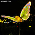 Momovalley Midsummer Easter Christmas Open and Close Monarch butterfly Led Light Spring Decorations Outdoor Garden Event Decor
