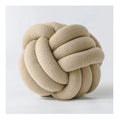 Decorative Throw Pillow Handmade Soft Knot Ball Pillows Round Throw Cushion for Home Decoration