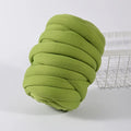Hand DIY Hand Knitting Home Ornament Cotton Polyester Super Soft Washable Bulky Yarn Extreme Tube Chunky Yarn