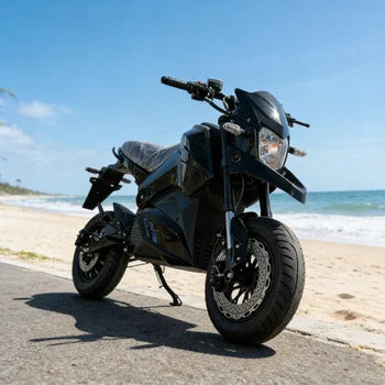 Long Range 65km Electric Motorcycle – Fast Adult Electric Motorcycle & Off-Road Dirt Bike with Lead-Acid Battery