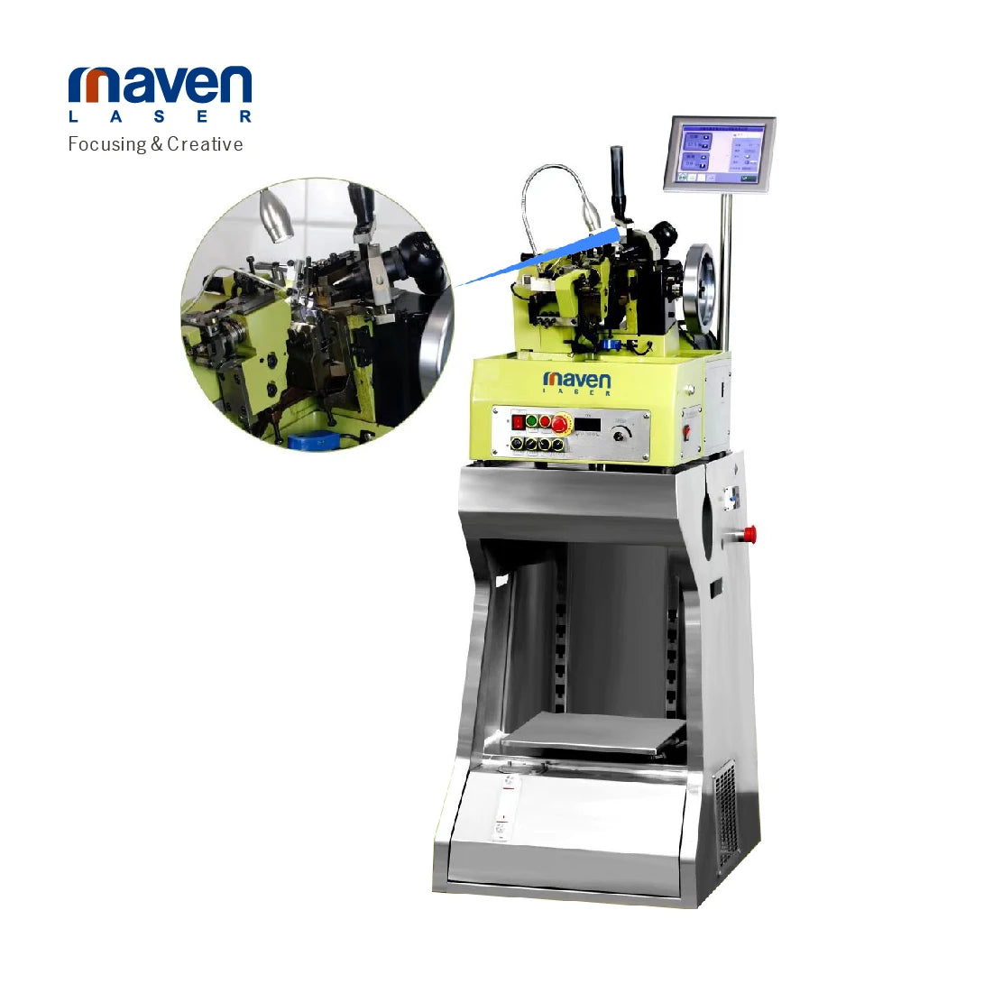 Fiber Laser Chain Welding Machine for Gold Sliver Chain Making Welding System for Chain Machine with Cooling System