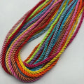 High Tenacity 5mm Macrame Cord 100% Polyester Twisted Rope Drawcord Simple Style for Bags and Garments