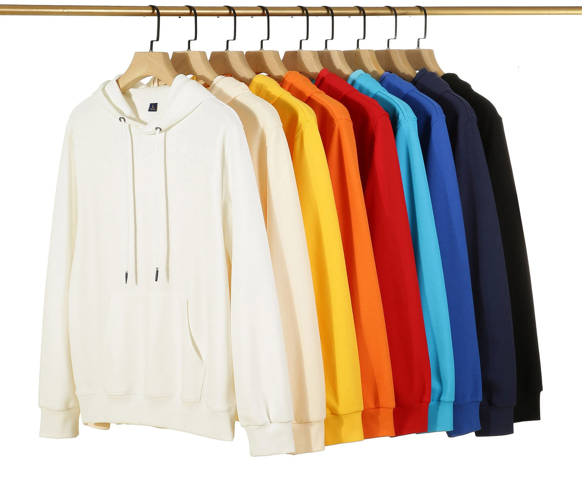 Oem Customized logo Design Men's Eco-Friendly 320g Pure Cotton Pullover Sweatshirt Long-sleeved Workwear Suitable Hoodie MegaBDM
