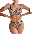 Cheetah Print Plus Size Bikini Set Wild Luxe Pattern Fierce Jungle Style Swimwear Quick Dry Front Bold Exotic Two-Piece Design