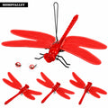 Economic Price 12W 12V 1M Cable Realistic Bionic Mesh Wing Waterproof Outdoor Animal Tree Decor Festive LED Dragonfly Lamp MegaBDM