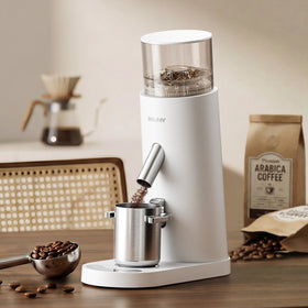 Smart Touch Control Coffee Grinder 60-Step Adjustable Anti-Static Easy Clean Wireless Portable Electric Grinder Stainless Hotel