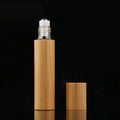 Evenly Wear Perfume 10ml Bamboo Glass Refillable Roll-on Bottle with Bamboo Lid for Perfume