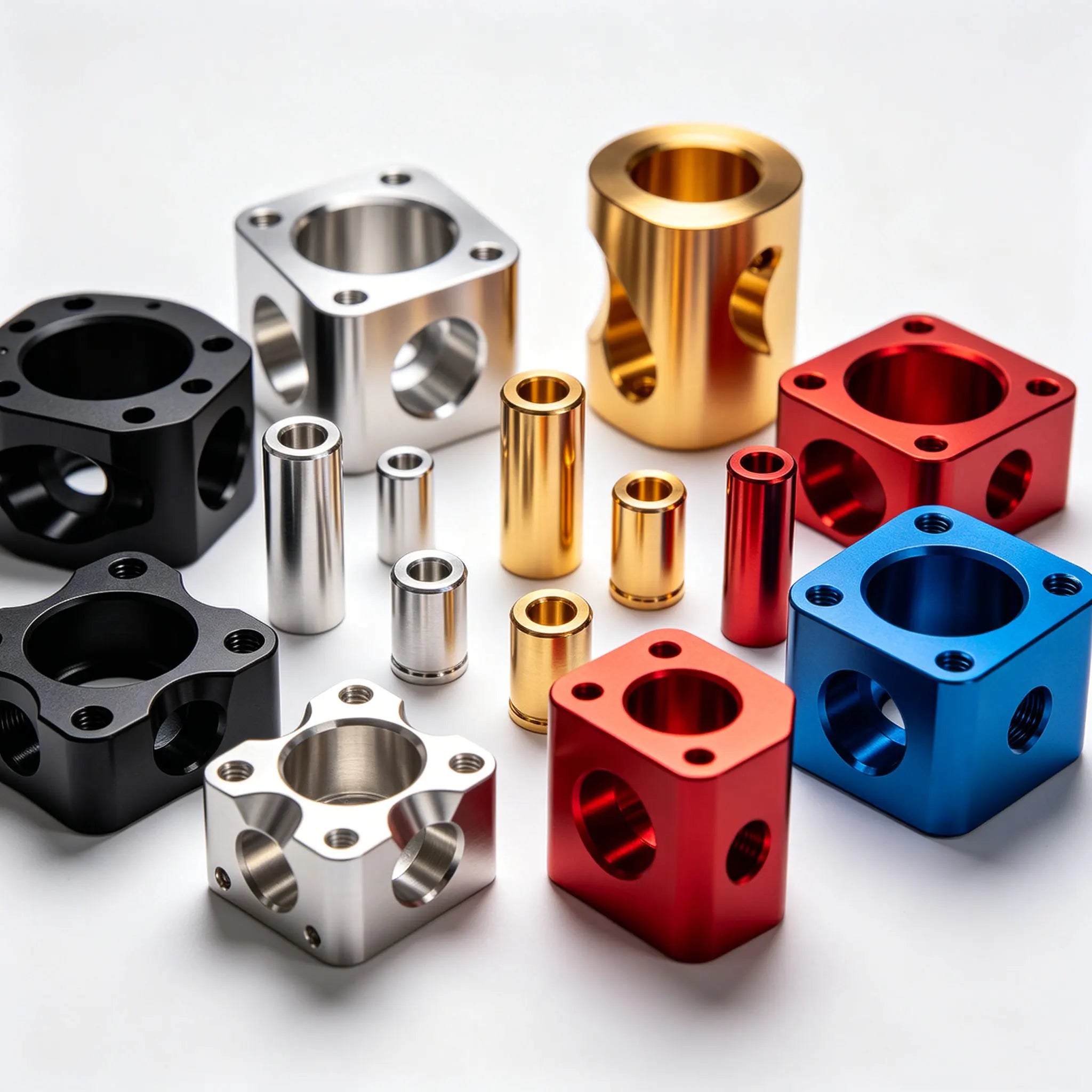 ROOVO Accuracy Machining Cnc Parts Aluminum 6061 -t6 7075 Hardware Alu Cnc Machining Custom Made Parts Service Customized Parts